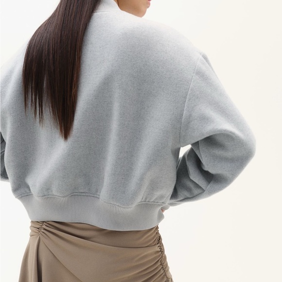 H&M Felted Bomber Jacket - Picture 12 of 12